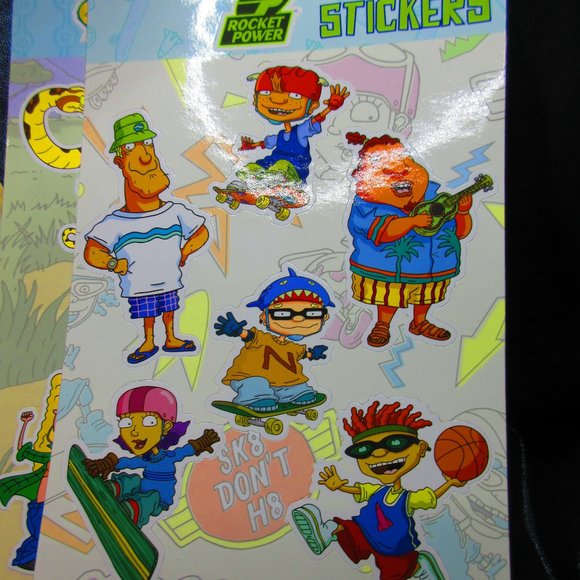 Angry Beavers Rocket Power CatDog Wild Thornberries Stickers Nick Box EXCLUSIVE - Picture 3 of 6